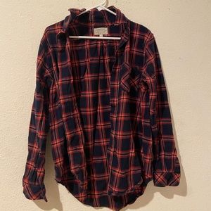 Current Elliot plaid flannel shirt
